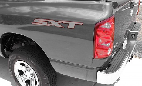 2 SXT DODGE RAM TRUCK Vinyl-Aufkleber