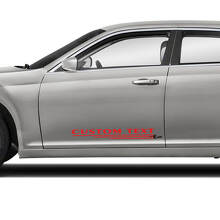 Individuelle Text-Türen-Grafiken Auto-Vinyl-Aufkleber Sticker für Chrysler 300 3