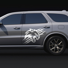 Kratzer Krallen WildCat Logo Tür Grafiken Auto Vinyl Aufkleber Sticker für Dodge Durango SRT 2