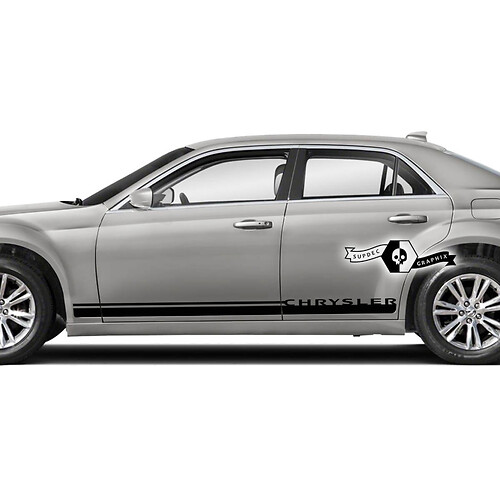 Chrysler 300 Rocker Panel Side Graphics Vinyl Aufkleber Aufkleber
