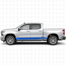 Layered Peaks Tür- & Schweller-Vinylstreifen für Chevrolet Silverado 1500 T1XX 2019-2026_5