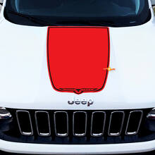 Maßgeschneidertes Blackout Motorhauben-Vinylaufkleber für Jeep Cherokee Trailhawk_3