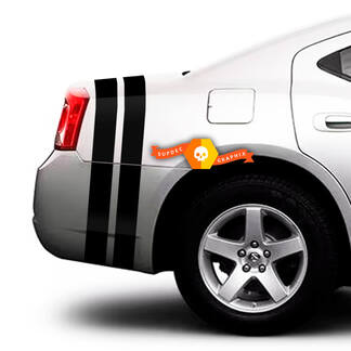 Dodge Charger 2009–2015 Kofferraumband-Streifen-Aufkleber, komplettes Grafik-Set
