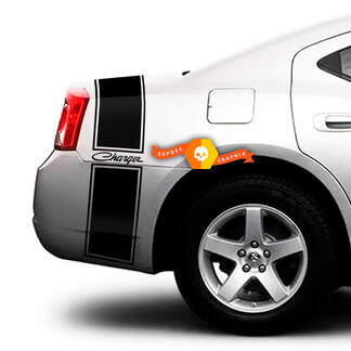 Dodge Charger 2009–2015 Kofferraumband-Streifen-Ordnungsaufkleber, komplettes Grafik-Set
