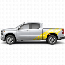 Gezackte Vinyl-Streifen für die Seitenfläche des Bettes für Chevrolet Silverado 1500 T1XX 2019-2026_3