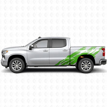 Gezackte Vinyl-Streifen für die Seitenfläche des Bettes für Chevrolet Silverado 1500 T1XX 2019-2026_6