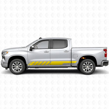 Schräge Racing Tür- & Seitenschweller-Vinylstreifen für Chevrolet Silverado 1500 T1XX 2019-2026_3