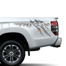 Seitenbett-Krallen-Kratzer Raptor Style Vinyl Aufkleber Set für Mitsubishi Triton
 2