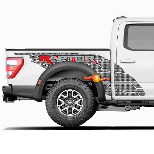 Karierte Splash-Seiten-Vinylaufkleber-Kit für Musclecar Truck Power Truck