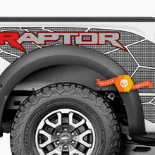 V8 Ford F-150 Raptor Seitentüren Splash Graphics Seitenaufkleber Aufkleber
 2