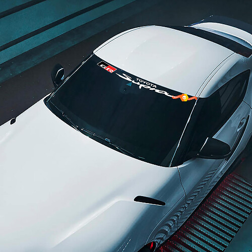 Toyota Supra GR MKV A90 A91 Windschutzscheiben-Grafikaufkleber
