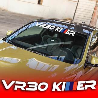 VR30 Killer BMW Fan Lustige Windschutzscheiben-Banner-Vinylaufkleber
