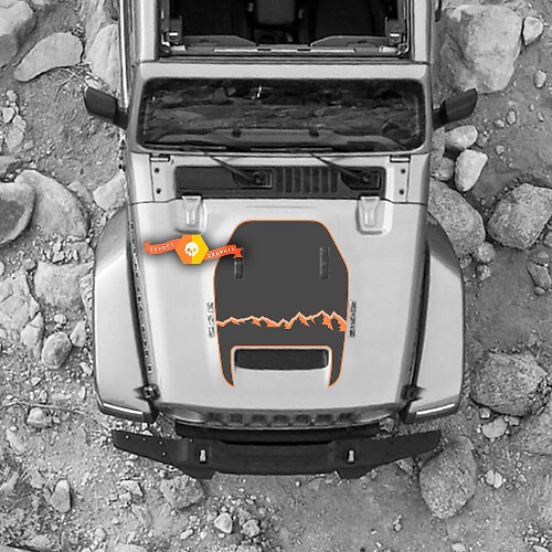 Motorhaube für 2021 2022 2023 Jeep 1941 Edition Wrangler Rubicon Aufkleber Grafik Vinyl SupDec Design
