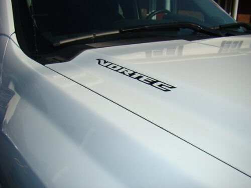 2 VORTEC Motorhauben-Aufkleber für Chevy Silverado GMC Sierra Avalanche
