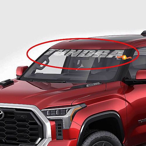 Tundra Frontscheiben-Banner Vinylaufkleber für Toyota Tundra