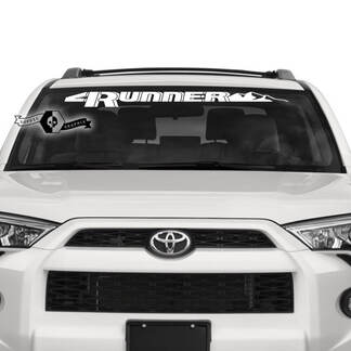 4Runner 2023 Windschutzscheibe Mountain Vinyl Logo Aufkleber Aufkleber für Toyota 4Runner TRD
