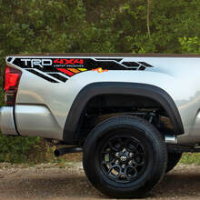 TRD 4x4 PRO Sport Off Road Bed Side Vintage Shadows Topografischer Kartenaufkleber, passend für Tacoma 2013–2023 oder Tundra alle Jahre
 2