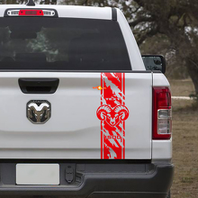 Hemi Used-Look Streifen Hecktür Vinylaufkleber für Dodge Ram 1500_3
