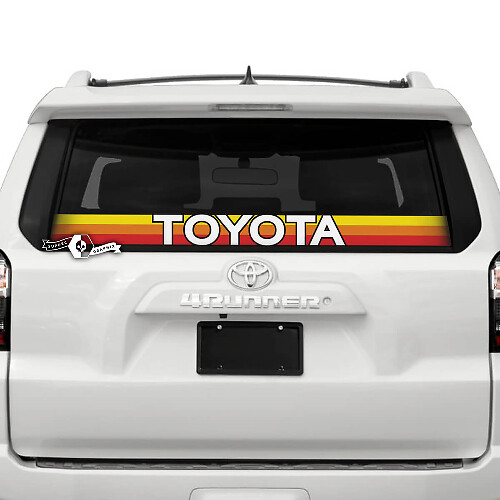 Vintage-Stil Logo Heckscheiben Vinyl-Aufkleber für Toyota Trucks