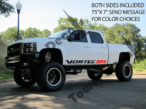 Vortec Max Vinyl-Aufkleber-Set für die Seitentür von Chevy Silverado GMC Sierra