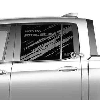 Paar Honda Ridgeline Mountains Vinyl Fenster Türen Schlamm Aufkleber Aufkleber Grafiken
