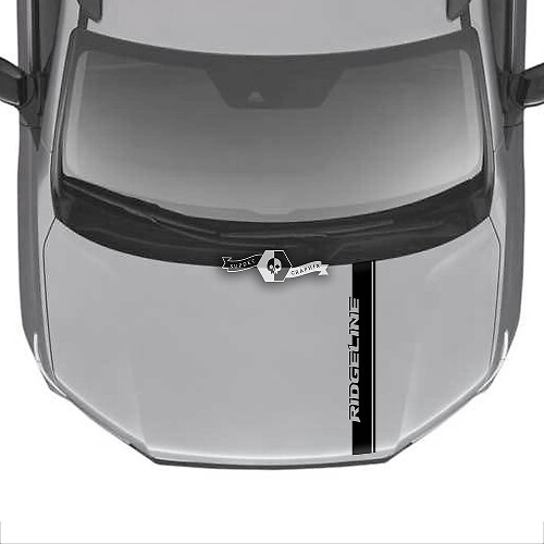 Motorhaube Honda Ridgeline Stripe Logo Trim Vinyl Aufkleber Aufkleber Aufkleber Grafiken

