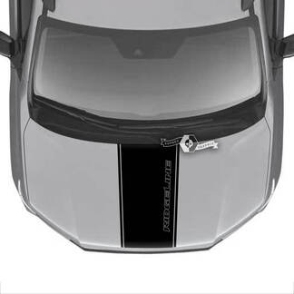 Motorhaube Honda Ridgeline Stripe Logo Trim Center Vinyl Aufkleber Aufkleber Aufkleber Grafiken SupDec Design
