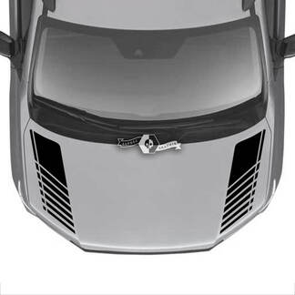 Motorhaube Honda Ridgeline Stripe Logo Trim Dual Vinyl Aufkleber Aufkleber Aufkleber Grafiken SupDec Design
