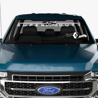 Windschutzscheibe Ford Super Duty 2023 Logo Aufkleber Aufkleber Grafik Vinyl
