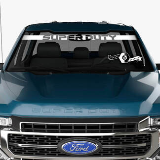 Windschutzscheibe Ford Super Duty 2023 Logo Linien Aufkleber Aufkleber Grafik Vinyl
