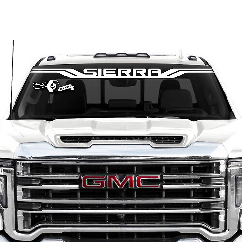 Sierra Windshield Banner Vinyl-Aufkleber für GMC Sierra