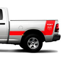 Hemi Logo Custom Streifen Seitenwand Vinylaufkleber für Dodge Ram 1500_2