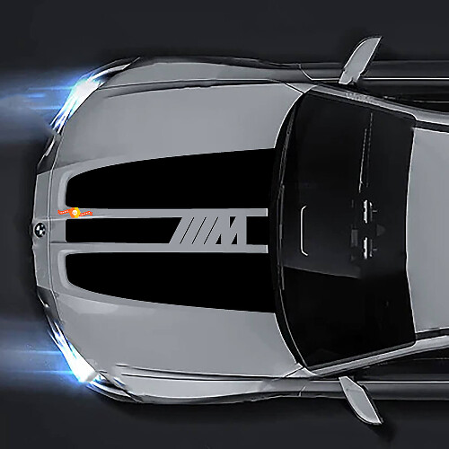 2022021+ BMW M4 G82 G83 M3 G80 M Performance Motorhaube M Vinyl-Aufkleber
