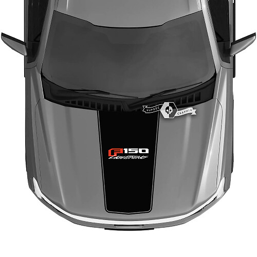 Hood Ford F-150 Lightning 2022 2023 Blackout Lightning Trim Aufkleber Aufkleber Grafik Vinyl Logo 3 Farben
