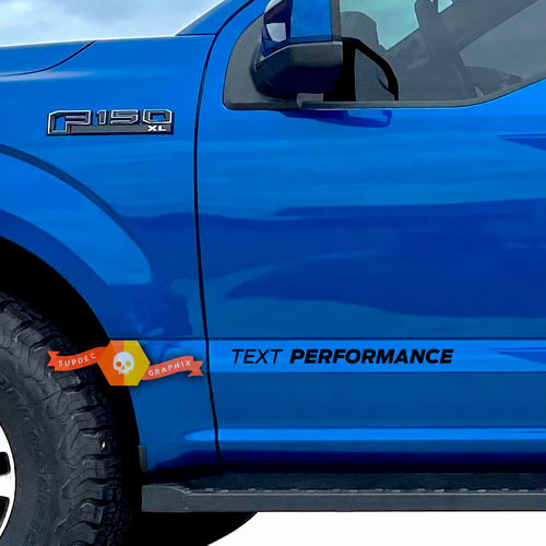 Paar Musclecar truck power truck Musclecar PERFORMANCE Sport Racing Streifen Emblem Auto LKW Musclecar Performance
