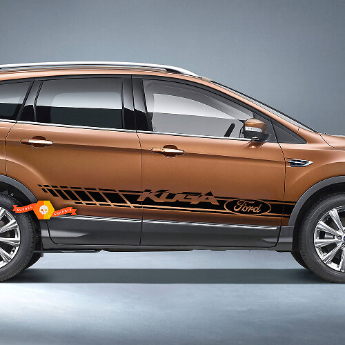 Paar Ford Seitenstreifen Karosserietüren Aufkleber Vinyl Grafikaufkleber Ford Kuga
