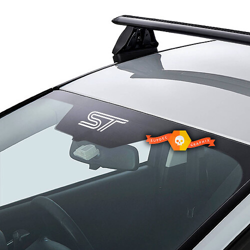ST Style Windshield Banner Vinyl-Aufkleber für Musclecar Focus Fiesta