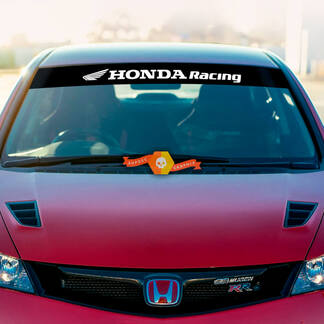 Honda Racing Motorsports Windschutzscheiben-Banner, Vinyl-Aufkleber
