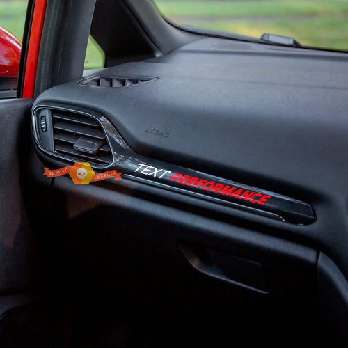 Musclecar Performance Airbag-Aufkleber, 2 Farben, Vinyl-Grafik
