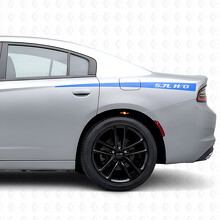 5,7L H/O Seitenstreifen Vinyl-Aufkleber für Dodge Charger 2015-2026_2