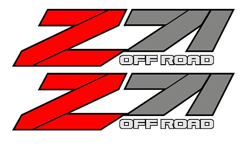 Z71 Offroad Vinyl-Aufkleberset für Chevy Silverado GMC Sierra
