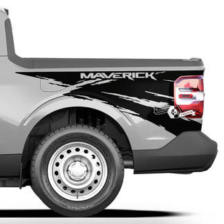 Paar Ford F-150 XLT Maverick Splash Mud Bed Fender Graphics Seitenaufkleber Aufkleber
