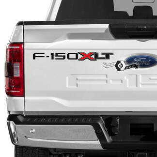 Ford F-150 XLT Tailgate Logo Graphics Side Decals Aufkleber 2 Farben
