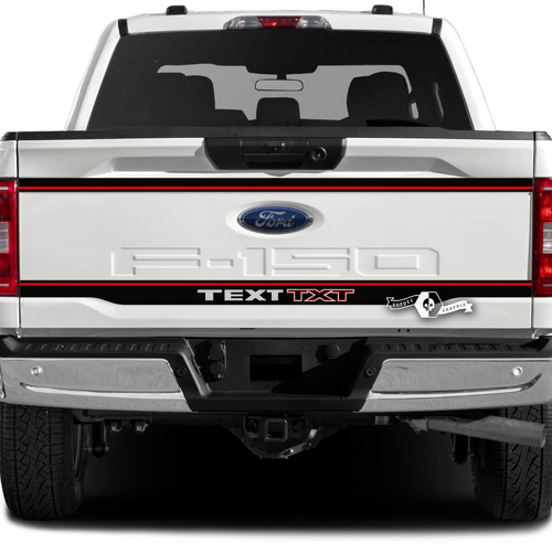 Heckklappen-Streifen-Logo Seitenaufkleber Decals Aufkleber 3 für Musclecar truck XLT