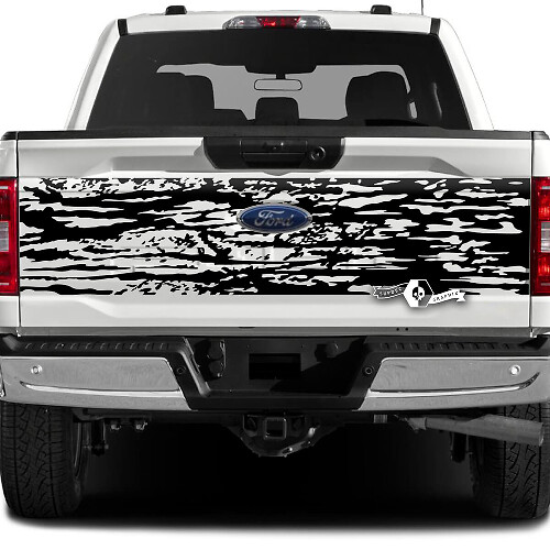 Ford F-150 XLT Tailgate Splash Mud Graphics Side Decals Aufkleber
