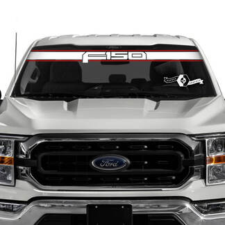 Ford F-150 Logo Fenster Windschutzscheibe Trim Grafik Aufkleber Aufkleber 2 Farben
