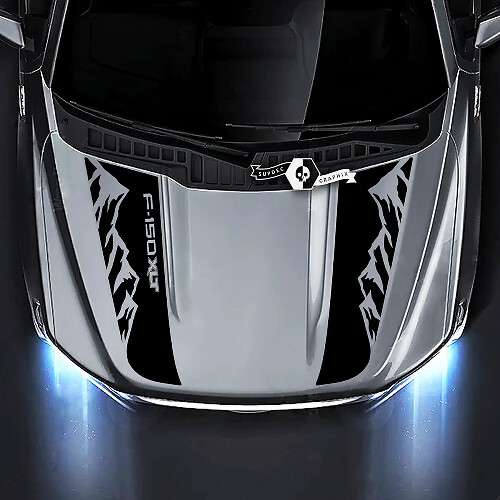 Motorhaube Berg Grafik Aufkleber Sticker 2 für Ford F-150 XLT