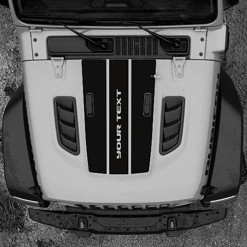 Hood Jeep RUBICON Wrangler JL Vinyl Trim Banner Decal Sticker GraphicsVehicle Parts & Accessories, Car Tuning & Styling, Body & Exterior Styling!
