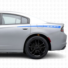 6,4L H/O Streifen Seiten-Vinylaufkleber für Dodge Charger 2015-2026_2