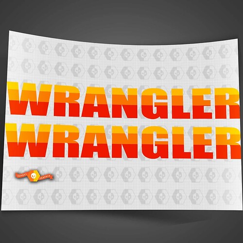 Retro Vintage Hood Wrangler Aufkleber Aufkleber für Jeep Wrangler Rubicon Renegade JK
